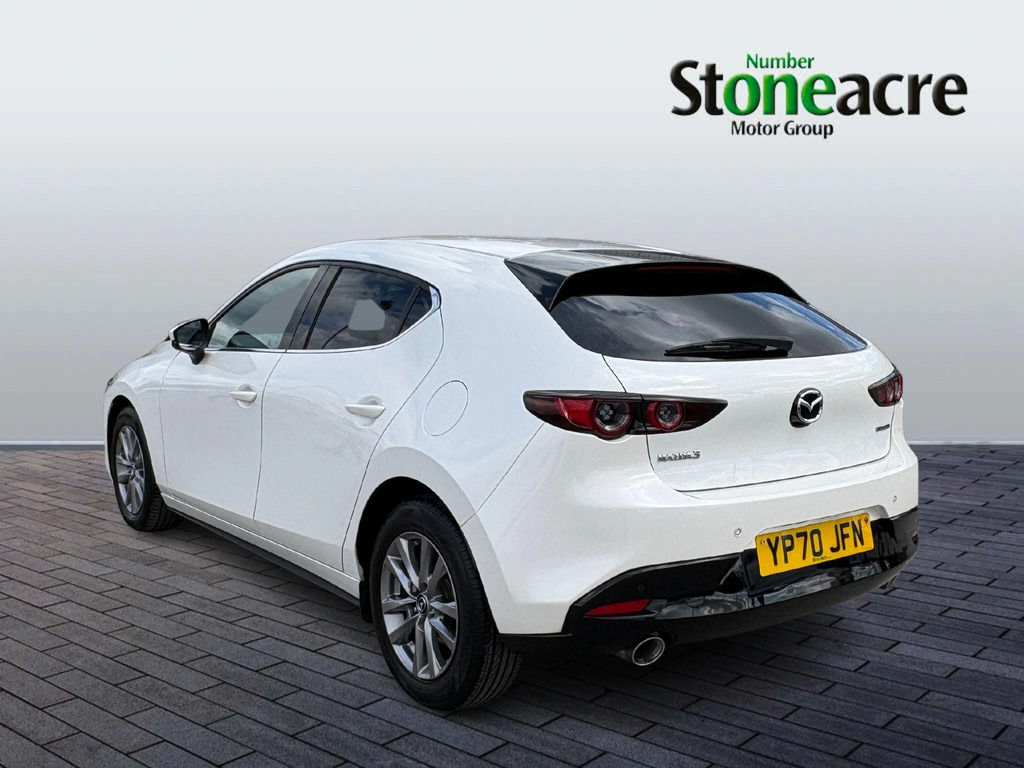 Mazda 3 2.0 Skyactiv-x Mhev Sport Euro 6 Ss YP70JFN White #4
