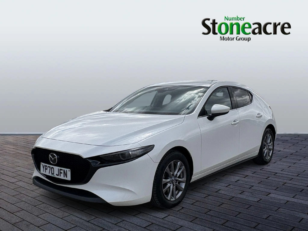 Mazda 3 2.0 Skyactiv-x Mhev Sport Euro 6 Ss YP70JFN White #3