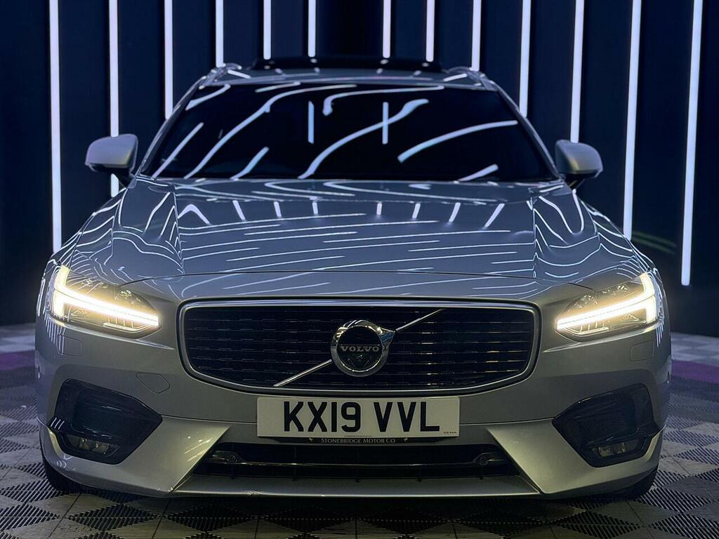 Volvo V90 2.0 D5 Powerpulse R-design Pro Awd Euro 6 S KX19VVL Silver #3