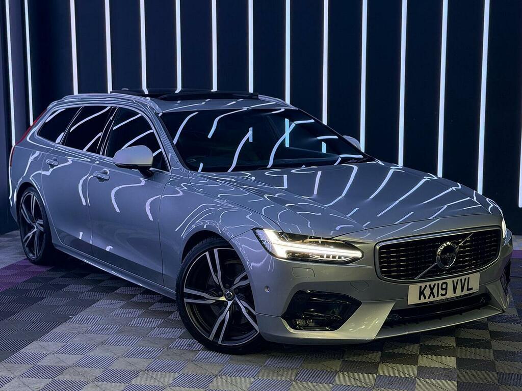 Volvo V90 2.0 D5 Powerpulse R-design Pro Awd Euro 6 S KX19VVL Silver #2