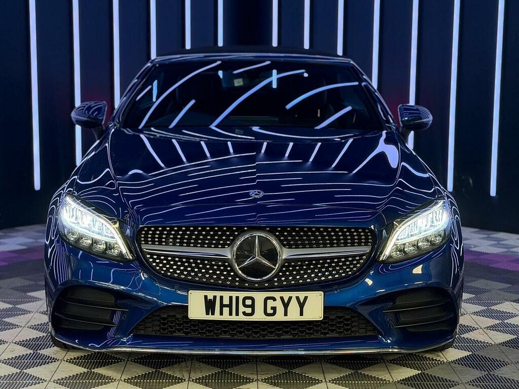 Mercedes-Benz C Class 1.5 C200 Mhev Amg Line Cabriolet G-tronic Euro 6 WH19GYY Blue #3