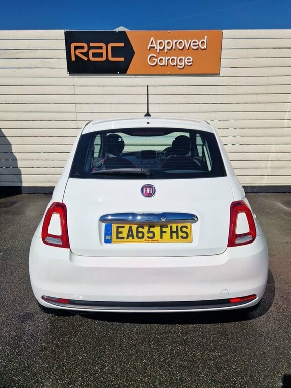 Fiat 500 1.2 Pop Hatchback Euro 6 S S EA65FHS White #4