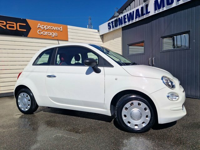 Fiat 500 1.2 Pop Hatchback Euro 6 S S EA65FHS White #3