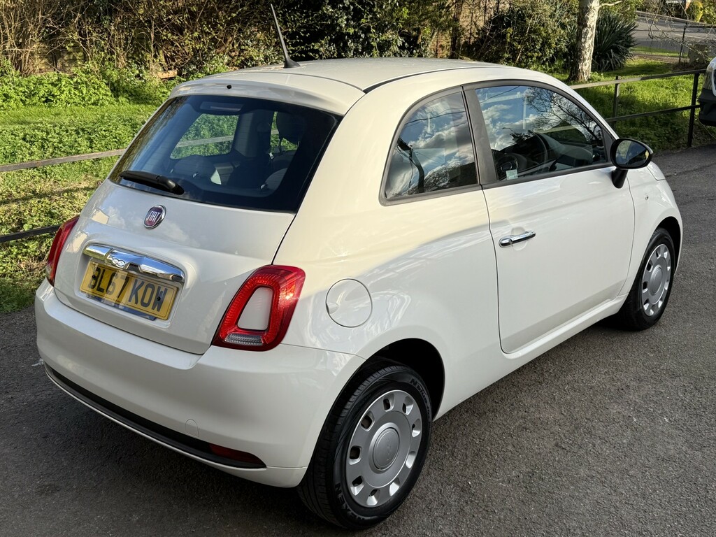 Fiat 500 Hatchback 1.2 500 My17 1.2 69Hp Pop 2018 BL67KOW White #3