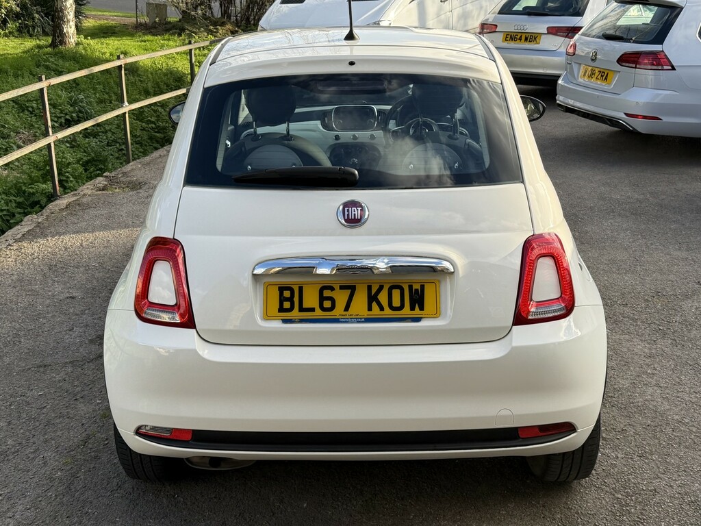 Fiat 500 Hatchback 1.2 500 My17 1.2 69Hp Pop 2018 BL67KOW White #4