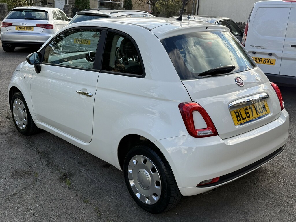 Fiat 500 Hatchback 1.2 500 My17 1.2 69Hp Pop 2018 BL67KOW White #5
