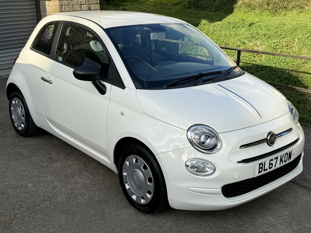 Fiat 500 Hatchback 1.2 500 My17 1.2 69Hp Pop 2018 White
