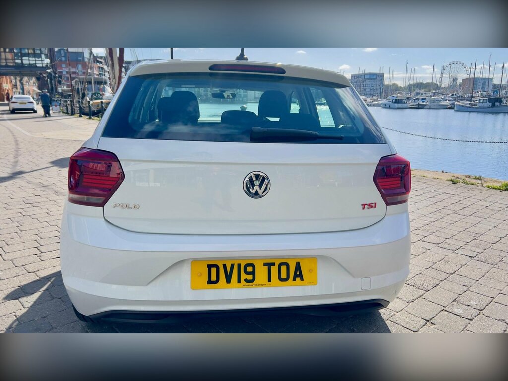 Volkswagen Polo 1.0 Tsi Se Tech Edition Hatchback Manua DV19TOA White #6
