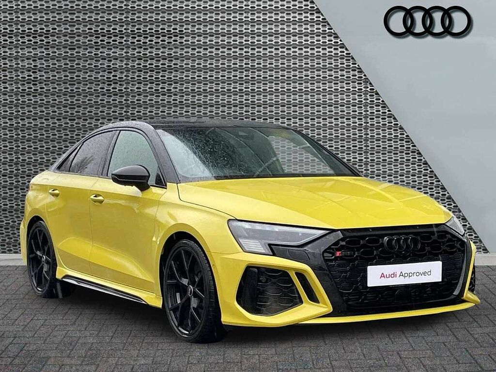 Audi A3 Rs 3 Saloon Carbon Black 400 Ps S Tronic Yellow
