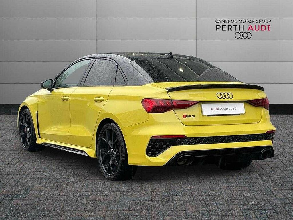 Audi A3 Rs 3 Saloon Carbon Black 400 Ps S Tronic SR23OEK Yellow #3