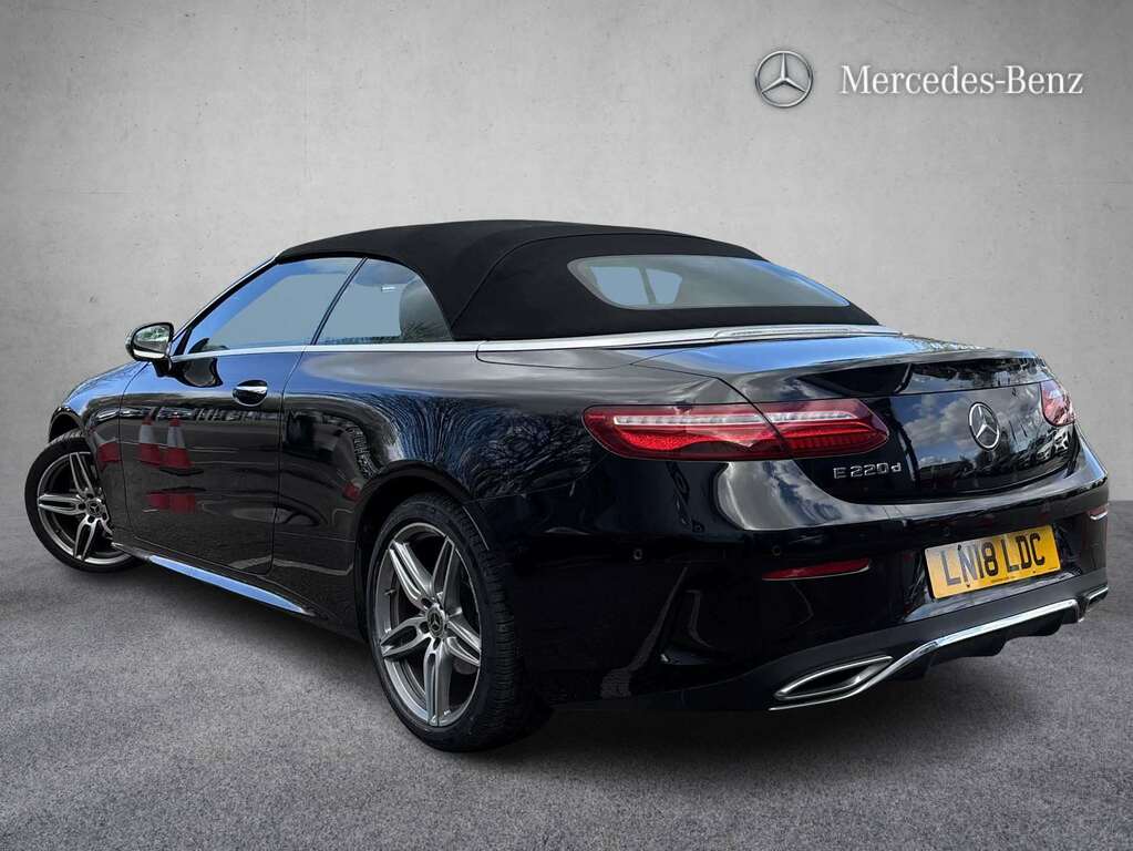 Mercedes-Benz E Class E220d Amg Line Premium 9G-tronic 2018 LN18LDC Black #2