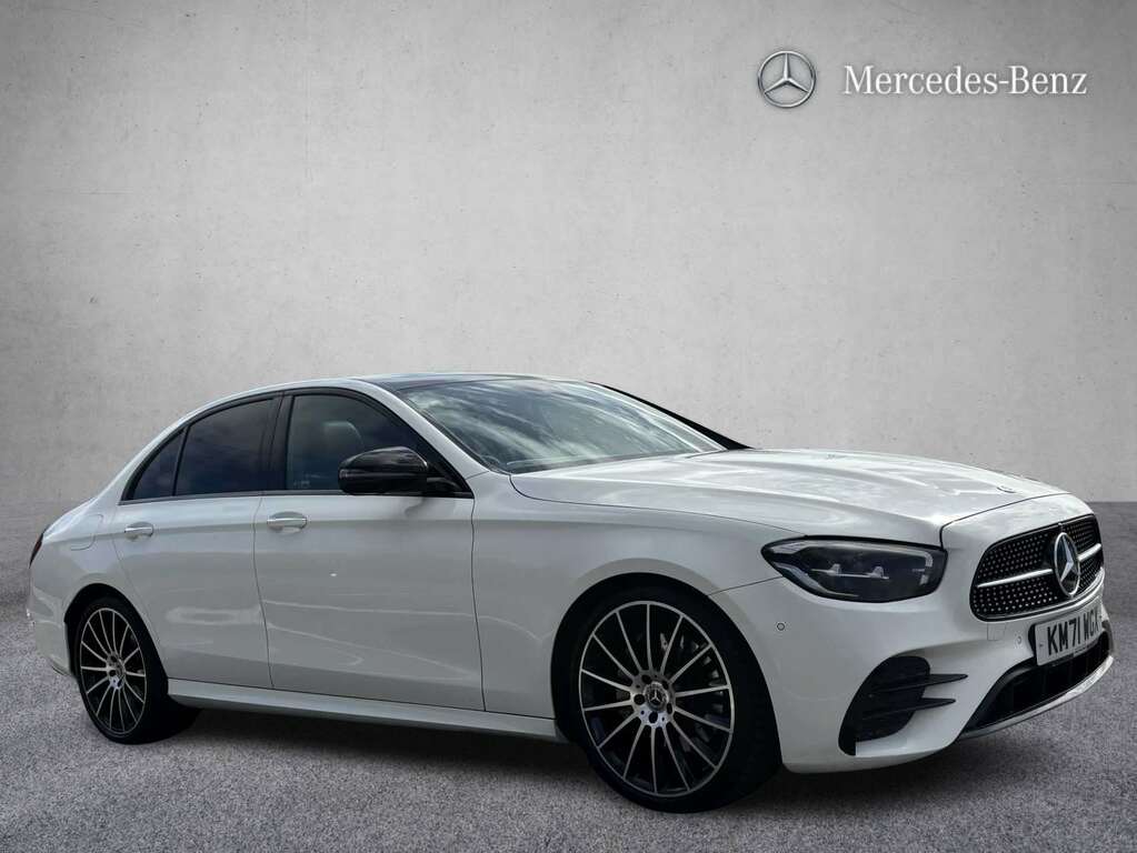 Mercedes-Benz E Class E220d Amg Line Night Edition Prem 9G-tronic 2 White