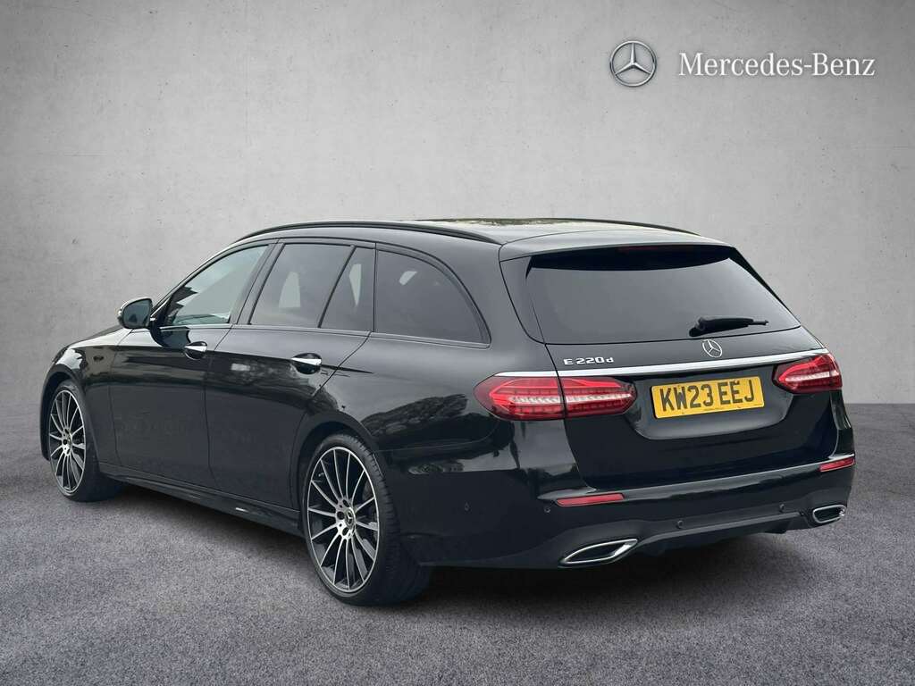 Mercedes-Benz E Class E220d 200 Amg Line Night Ed Prem 9G-tronic 20 Black #2