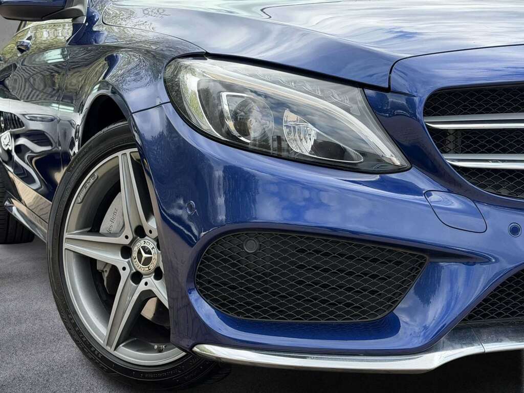 Mercedes-Benz C Class C250d Amg Line Premium Plus 9G-tronic 2017 KW17UZA Blue #3