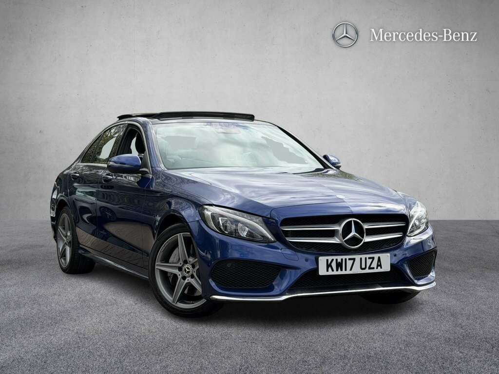 Mercedes-Benz C Class C250d Amg Line Premium Plus 9G-tronic 2017 Blue