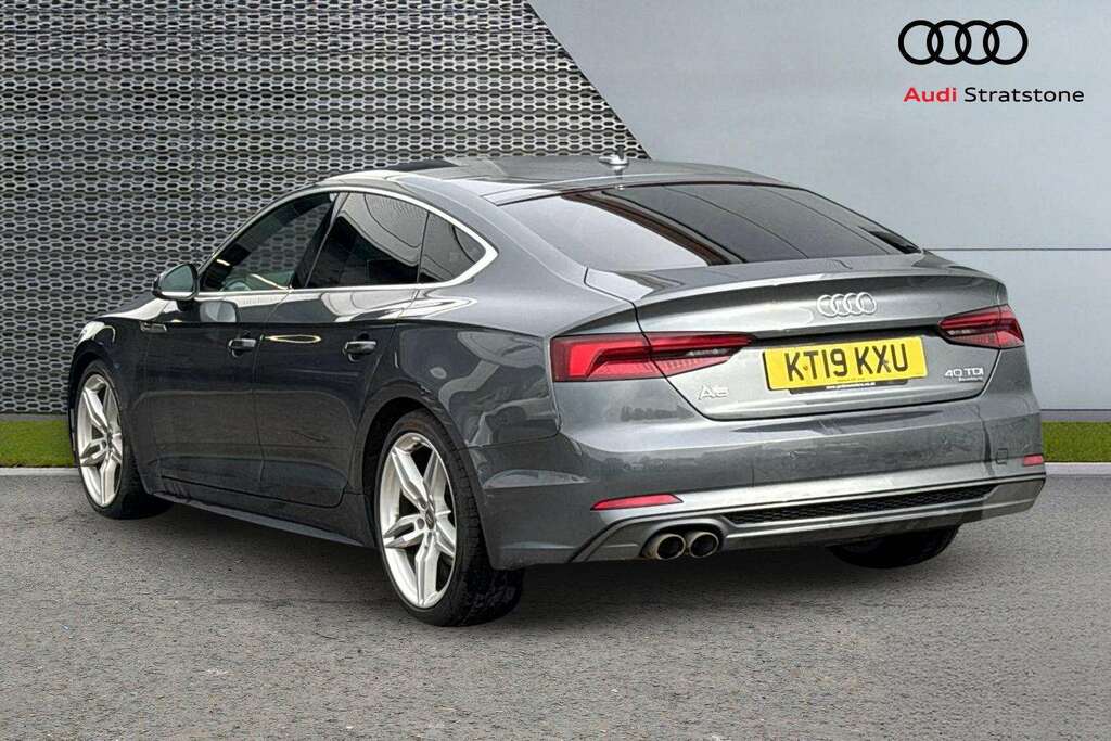 Audi A5 40 Tdi Quattro S Line S Tronic Tech Pack 201 KT19KXU Grey #2