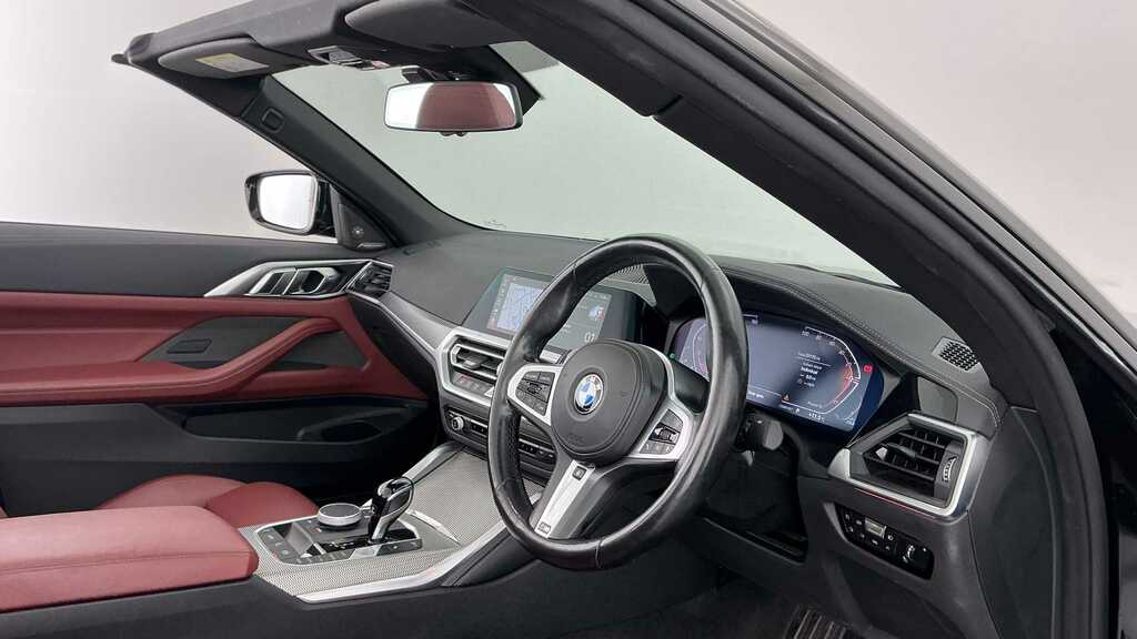 BMW 4 Series 430D Mht M Sport Step 2022 Black #6