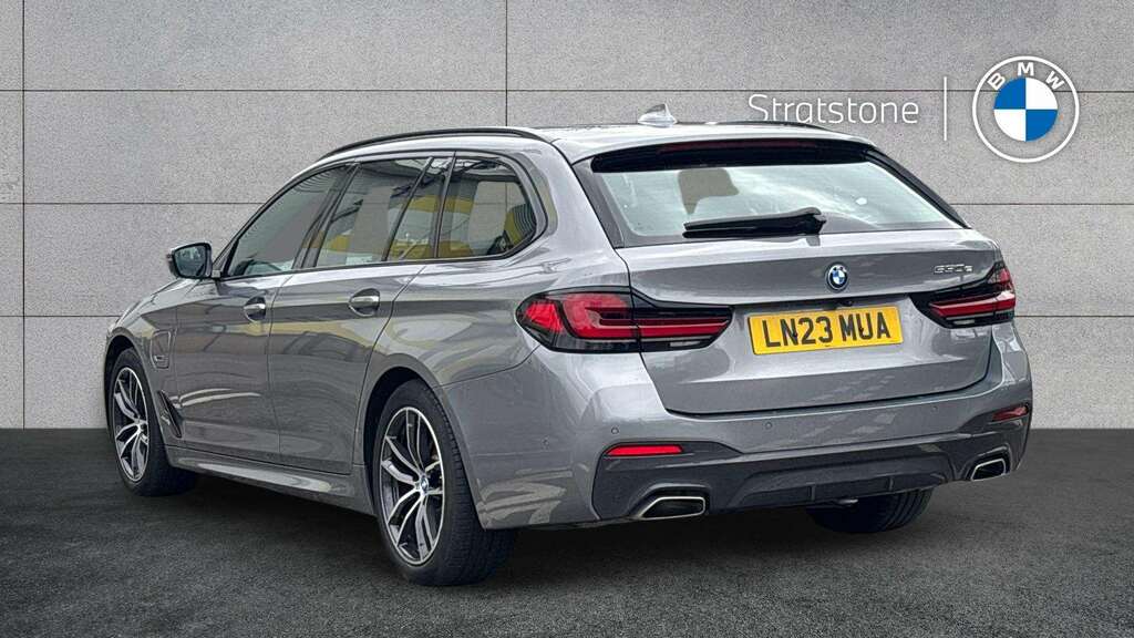 BMW 5 Series 530E M Sport 2023 LN23MUA Grey #2