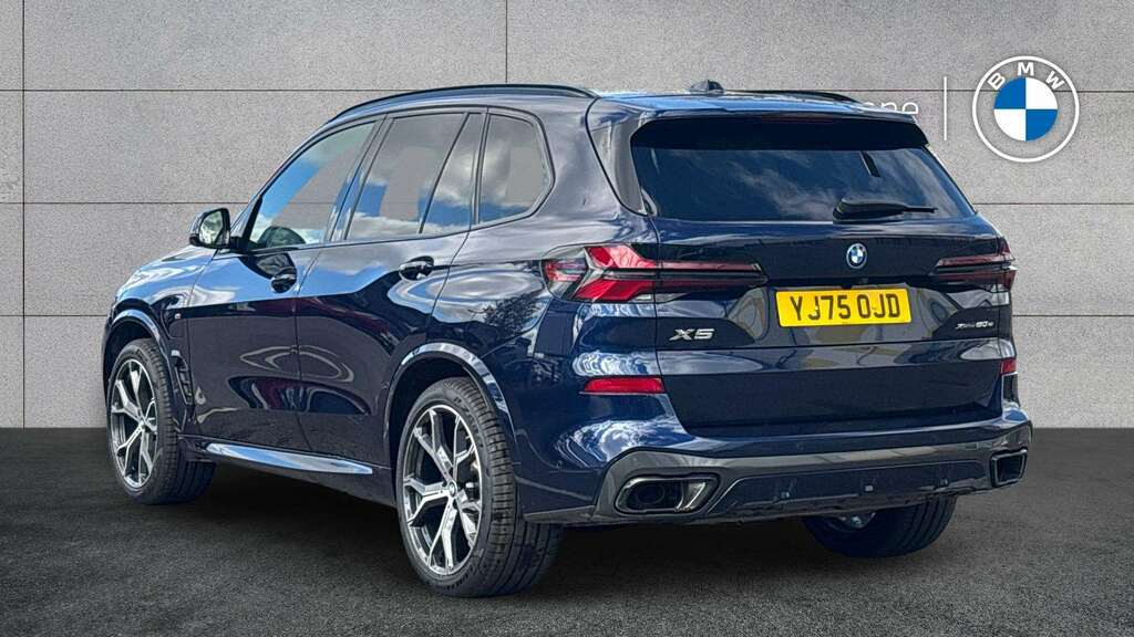 BMW X5 Xdrive50e M Sport 2025 YJ75OJD Blue #2