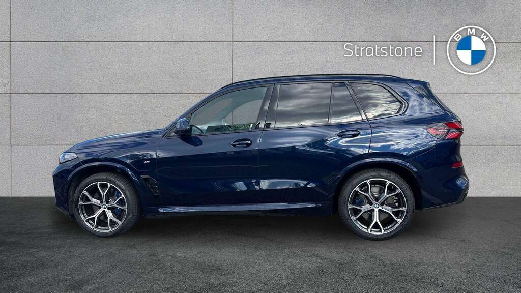 BMW X5 Xdrive50e M Sport 2025 YJ75OJD Blue #4
