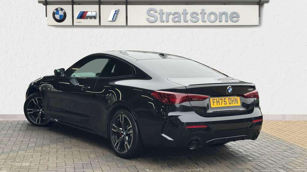 BMW 4 Series 420I M Sport Step 2025 FH75DHN Black #2