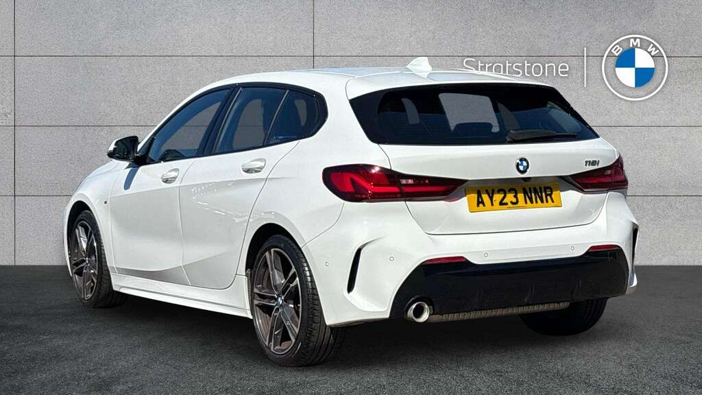 BMW 1 Series 118I 136 M Sport Step Lcp 2023 AY23NNR White #2
