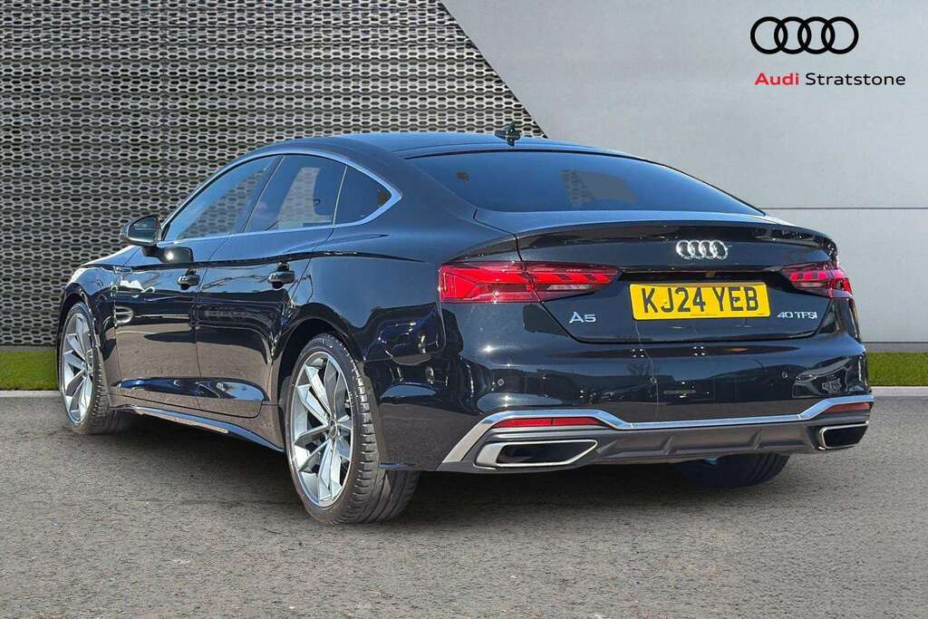 Audi A5 40 Tfsi 204 S Line S Tronic 2024 KJ24YEB Black #3