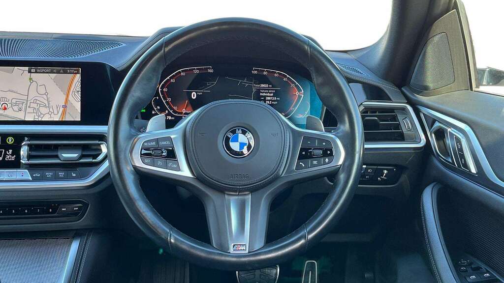 BMW 4 Series 420I M Sport Step 2023 YB72VSZ White #6