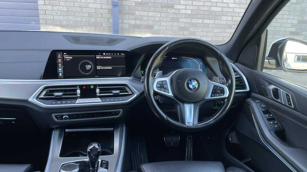 BMW X5 Xdrive45e M Sport 2021 YG71TFY White #5