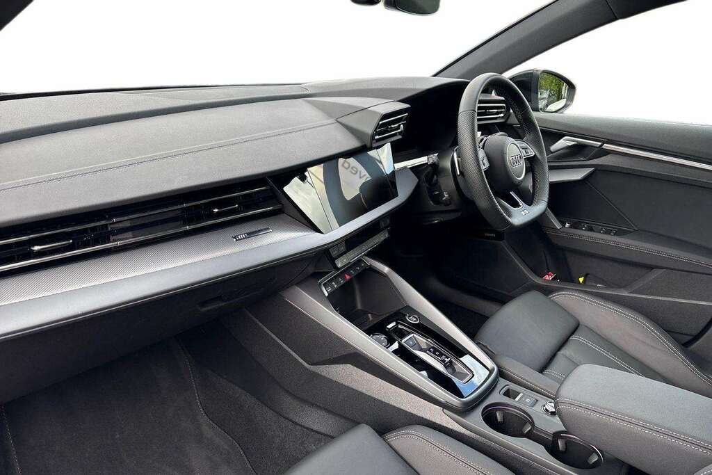 Audi A3 1.5 Tfsi 150 S Line S Tronic 2025 ML75JVD Black #2