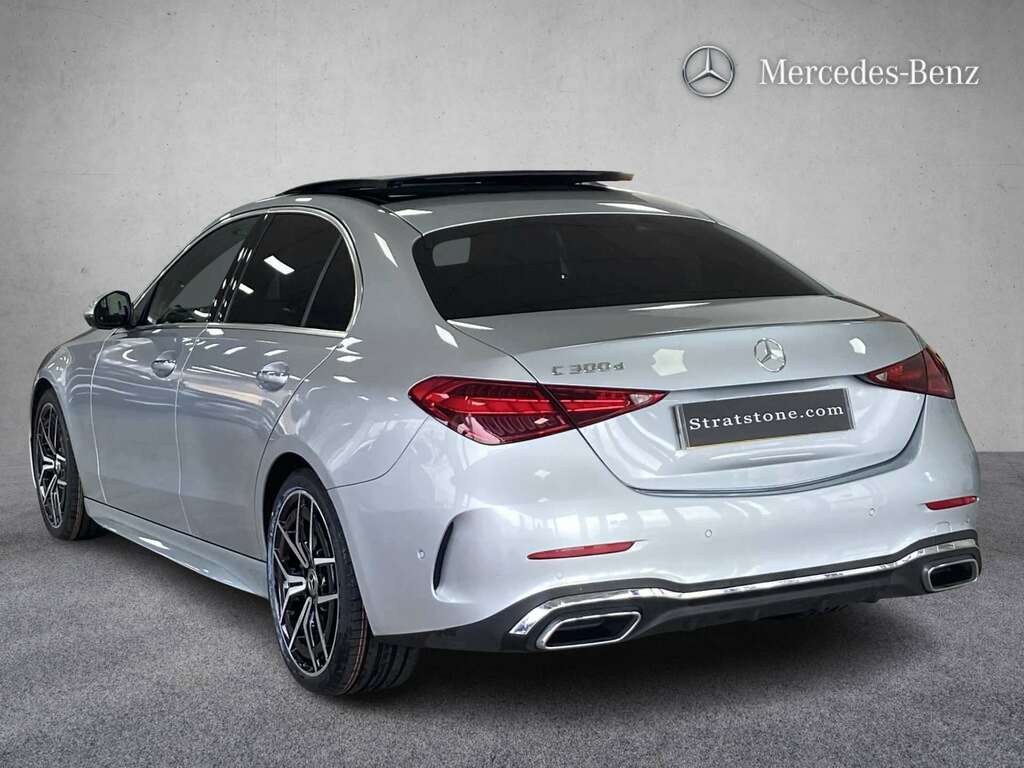 Mercedes-Benz C Class C300d Amg Line Premium Plus 9G-tronic 2023 KM73HSK Silver #4