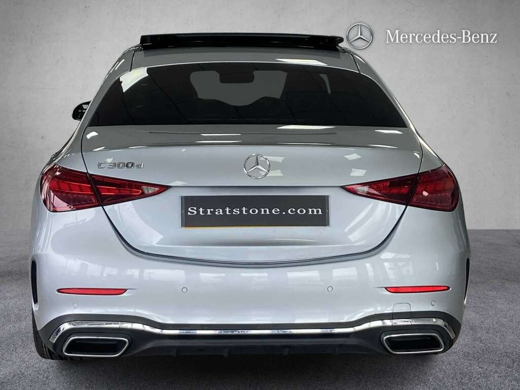 Mercedes-Benz C Class C300d Amg Line Premium Plus 9G-tronic 2023 KM73HSK Silver #5