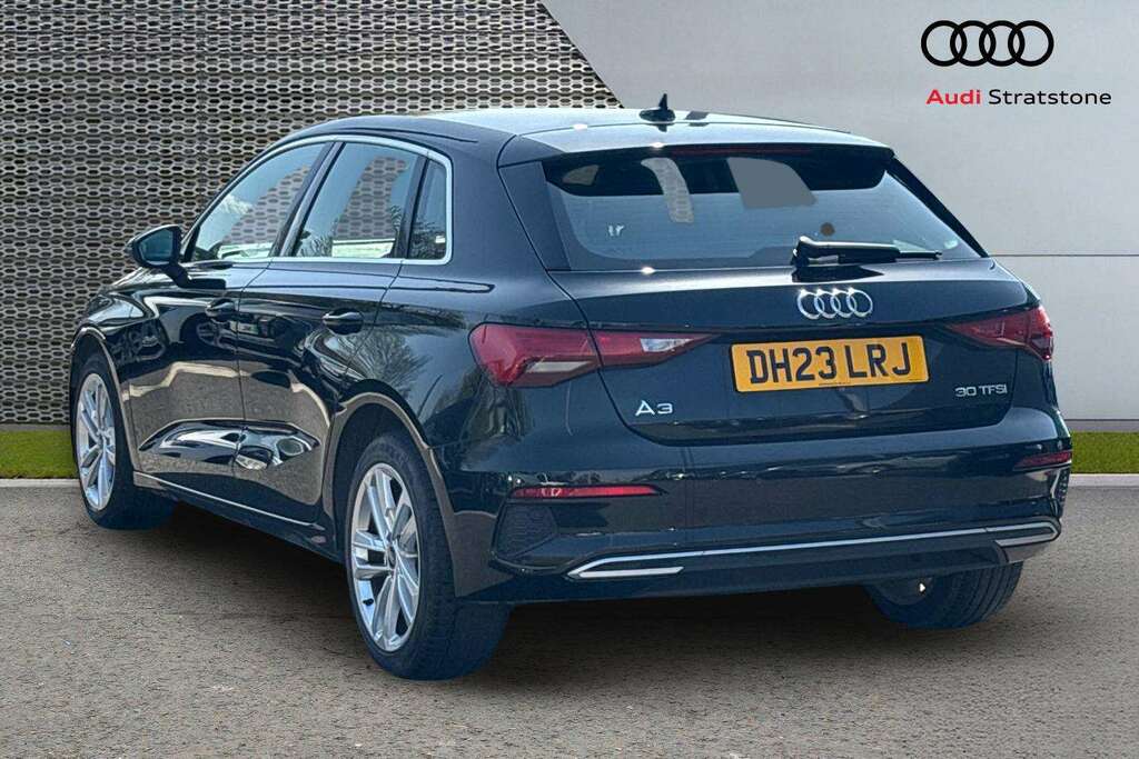 Audi A3 30 Tfsi Sport S Tronic 2023 DH23LRJ Black #3