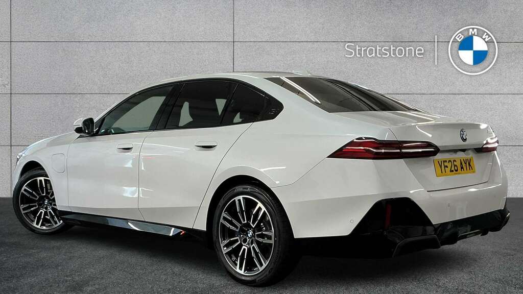 BMW 5 Series 530E M Sport 2026 YF26AYK White #2