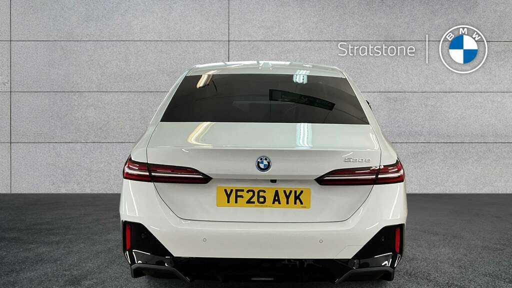 BMW 5 Series 530E M Sport 2026 YF26AYK White #6