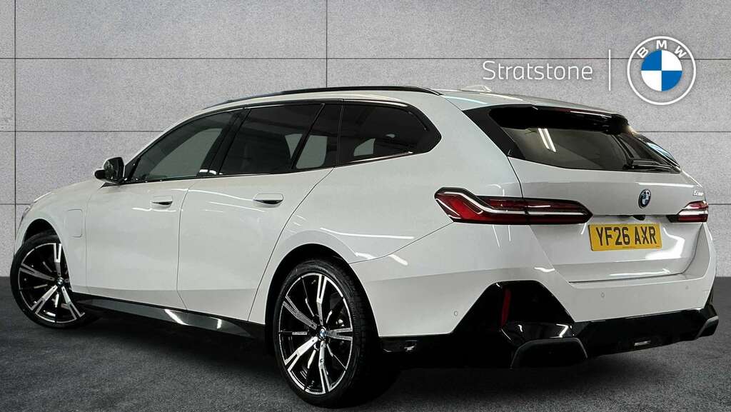 BMW 5 Series 530E M Sport 2026 YF26AXR White #2