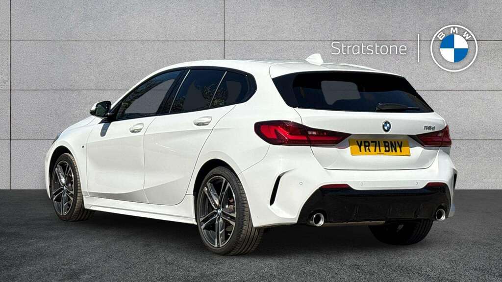 BMW 1 Series 118D M Sport Step 2021 YR71BNY White #2
