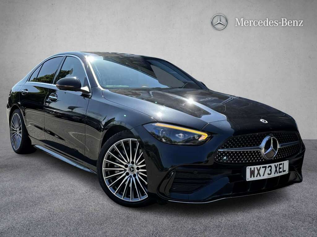 Mercedes-Benz C Class C200 Amg Line Premium 9G-tronic 2023 Black