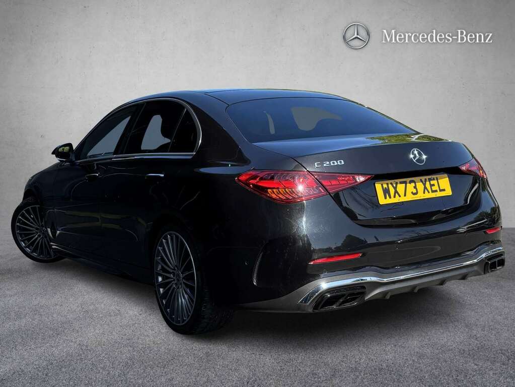 Mercedes-Benz C Class C200 Amg Line Premium 9G-tronic 2023 WX73XEL Black #2