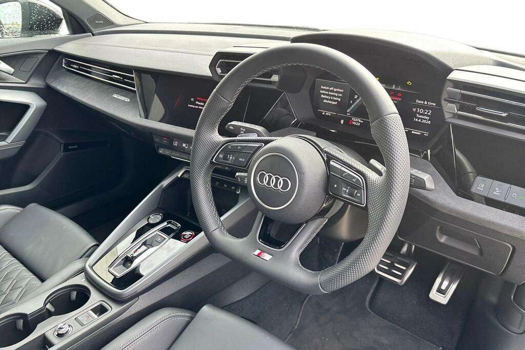Audi A3 S3 Tfsi Quattro 333 Black Edition S Tronic 202 MV75FPF White #6