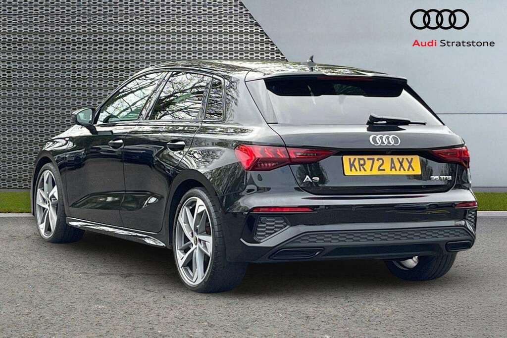 Audi A3 35 Tfsi Edition 1 S Tronic 2023 KR72AXX Black #3