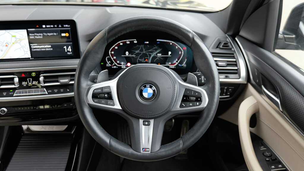 BMW X3 Xdrive20d Mht M Sport Step 2022 YH72KKM Black #4
