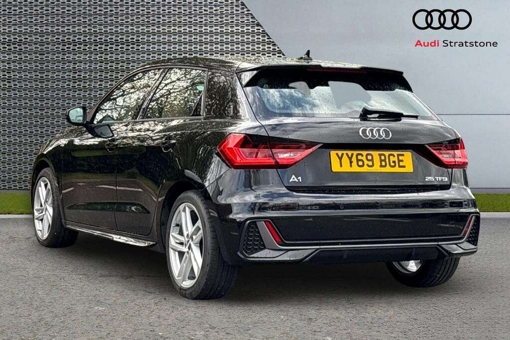 Audi A1 25 Tfsi S Line 2019 YY69BGE Black #2