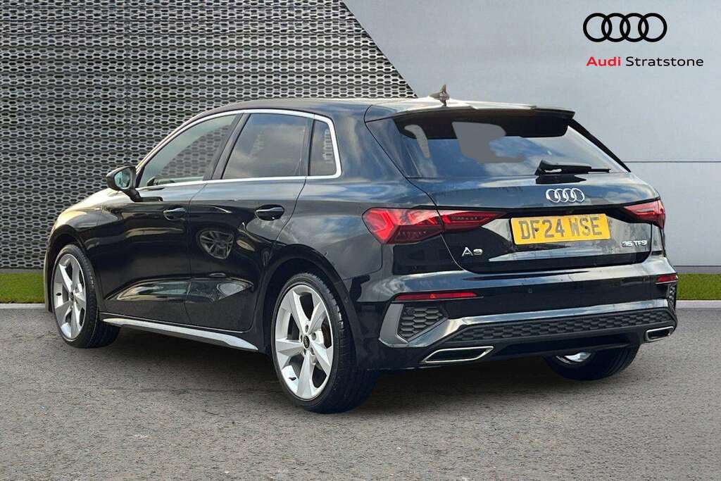 Audi A3 35 Tfsi S Line S Tronic 2024 DF24WSE Black #2