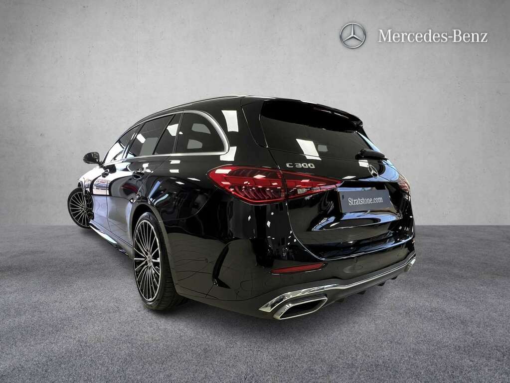 Mercedes-Benz C Class C300 Amg Line Premium Plus 9G-tronic 2025 KW25PUX Black #2