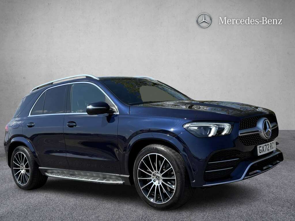 Mercedes-Benz GLE Class 400D 4Matic Amg Line Prem 9G-tronic 7 St 202 Blue