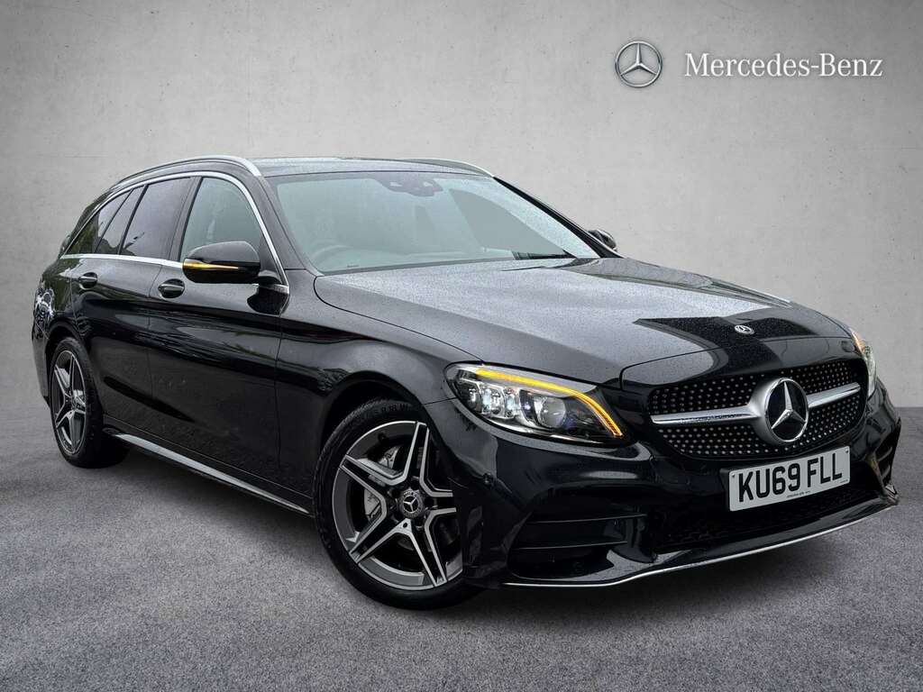 Mercedes-Benz C Class C200 Amg Line Premium 9G-tronic 2019 Black