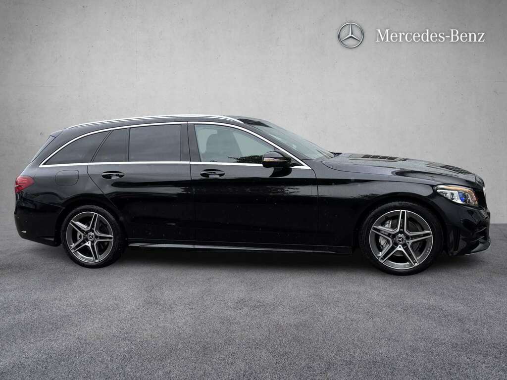 Mercedes-Benz C Class C200 Amg Line Premium 9G-tronic 2019 KU69FLL Black #4
