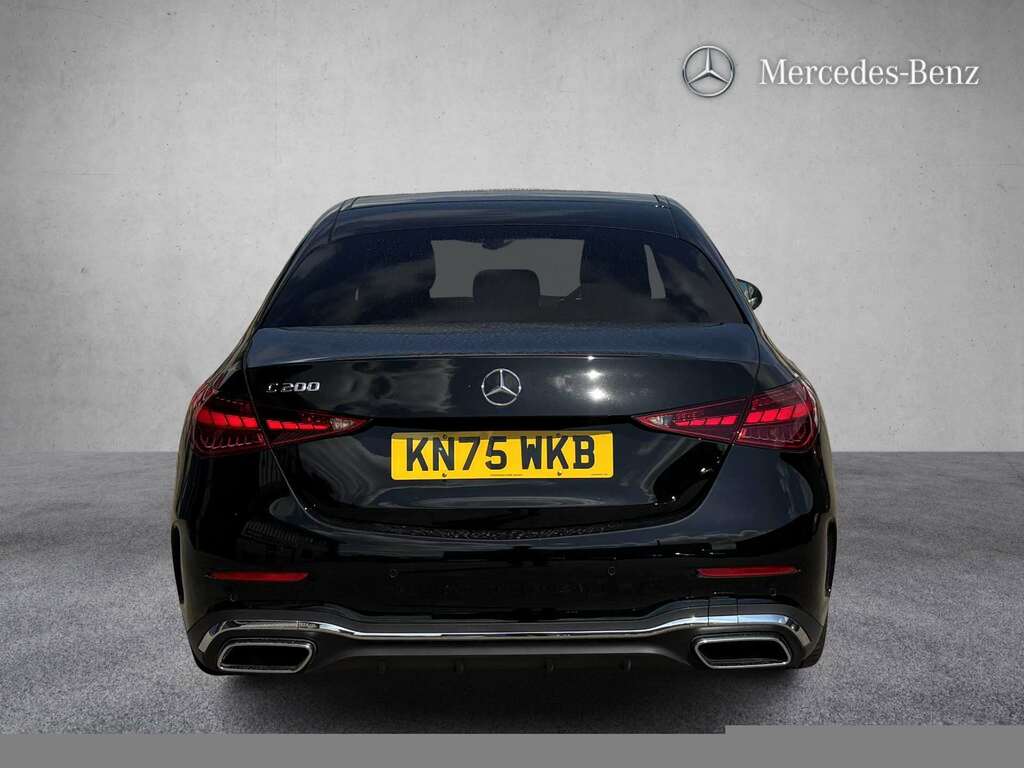 Mercedes-Benz C Class C200 Amg Line 9G-tronic 2025 KN75WKB Black #6