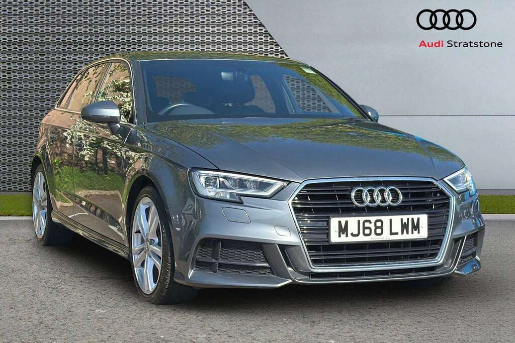 Audi A3 30 Tdi 116 S Line S Tronic 2018 Grey